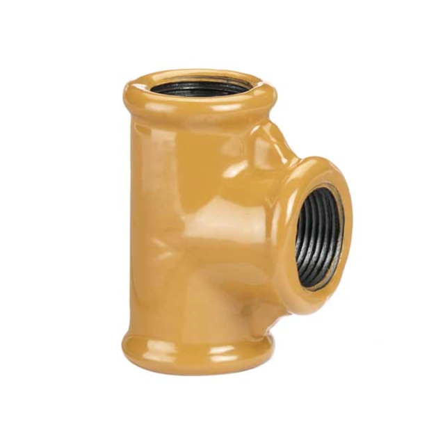 Tee burrito epoxi para gas Ø 3/4" × 1/2" × 1/2"