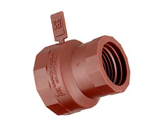 Cupla HH reducida de polipropileno Ø 1" × 1/2"