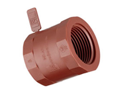 Cupla HH de polipropileno Ø 1 1/2"