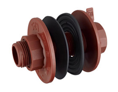 Adaptador para tanque de polipropileno Ø 1 1/2"