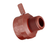 Cupla MH reducida de polipropileno Ø 1/2" × 3/4"