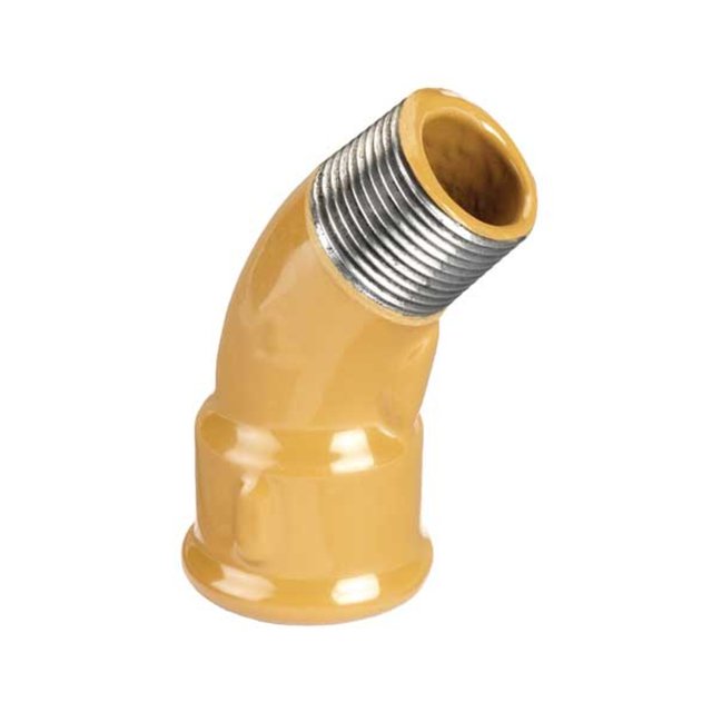 Curva 45° MH epoxi para gas Ø 1"