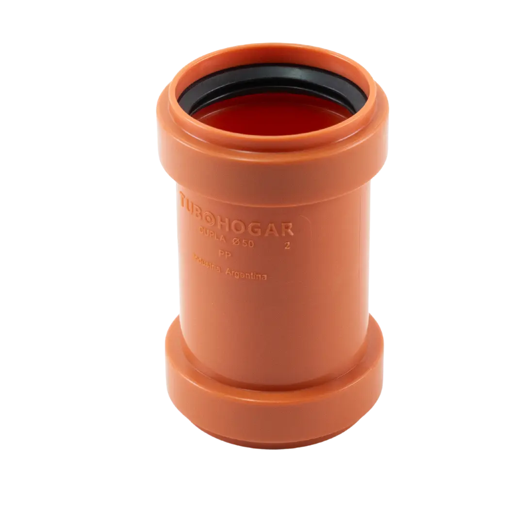 Cupla deslizante Ø40 mm HH con junta elástica