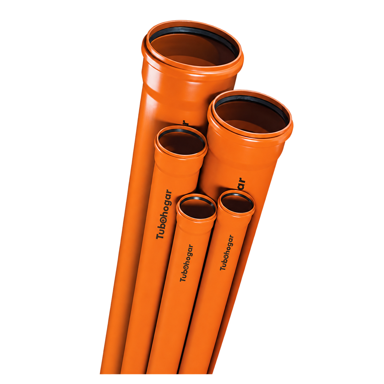 Tubo Ø40 mm × 1 M con junta elástica
