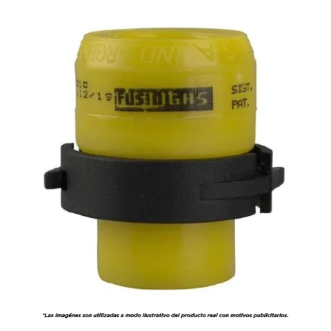 Buje de reducción Fusiogas para termofusión de gas Ø25 mm × 20 mm