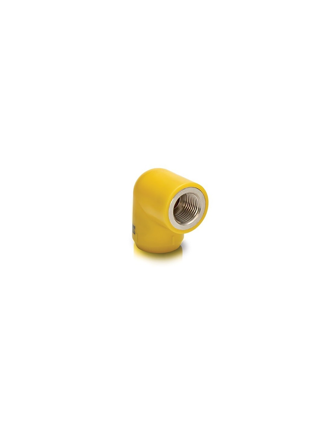 Codo con rosca hembra Fusiogas para termofusión de gas Ø20 mm × 1/2"