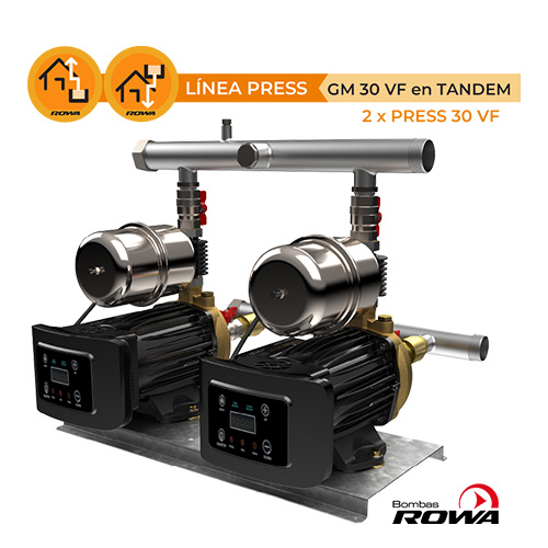 Grupo de presión ROWA GM 30 VF en TANDEM