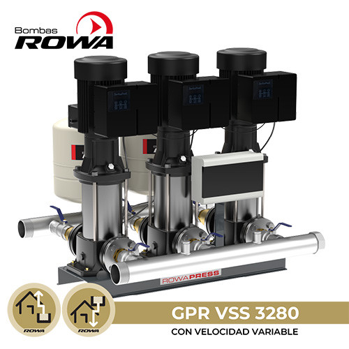 Grupo de presión ROWA GPR VSS 3280 3 X 380V