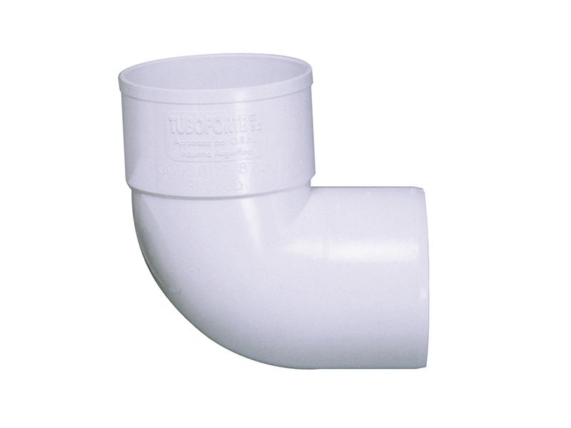 Codo 90° MH de PVC Ø63 mm Tuboforte