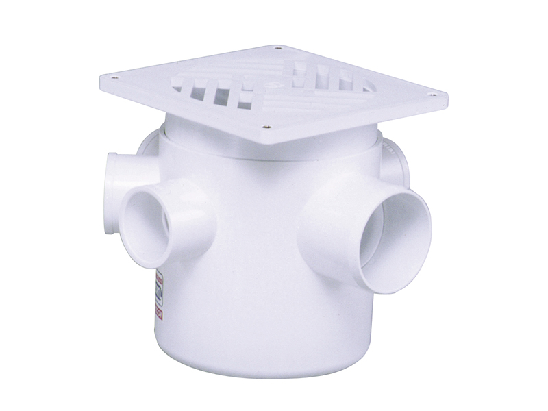 Pileta de patio alta 10 × 10 cm con 5 entradas Tuboforte