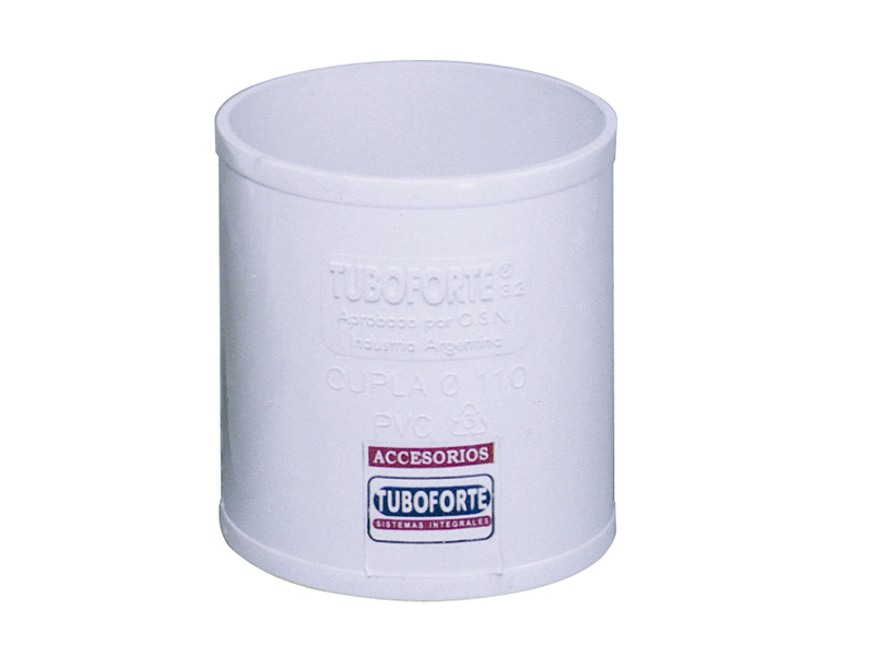 Cupla lisa de PVC Ø110 mm Tuboforte